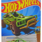 Hot Wheels 2024 - Collector # 233/250 - HW Dirt 8/10 - HW Roll Cage - Green - USA 'Let's Race' Card