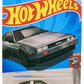 Hot Wheels 2024 - Collector # 236/250 - HW Rolling Metal 3/5 - Treasure Hunts - DMC Delorean - ZAMAC / Circle Flame Logo on Front Fender - International Card