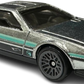 Hot Wheels 2024 - Collector # 236/250 - HW Rolling Metal 3/5 - Treasure Hunts - DMC Delorean - ZAMAC / Circle Flame Logo on Front Fender - International Card