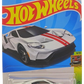 Hot Wheels 2024 - Collector # 240/250 - HW Exotics 9/10 - '17 Ford GT - White / Red Stripe - USA Card