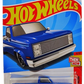 Hot Wheels 2024 - Collector # 249/250 - Then and Now 9/10 - '83 Chevy Silverado - Blue - PR5 Wheels - USA Card