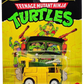 Hot Wheels 2024 - Premium / Pop Culture / Teenage Mutant Ninja Turtles - Party Wagon - Yellow / Green Roof - Metal/Metal & Real Riders