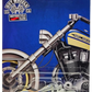 Hot Wheels 2024 - Theme / Motorcycle Club Series 1/5 - Bad Bagger - Blue & Beige / Tan Seat - Blister Card