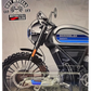 Hot Wheels 2024 - Theme / Motorcycle Club Series 4/5 - Ducati Scrambler Hot Wheels Edition - Black & Silver / Blue Seat / #54 - Blister Card