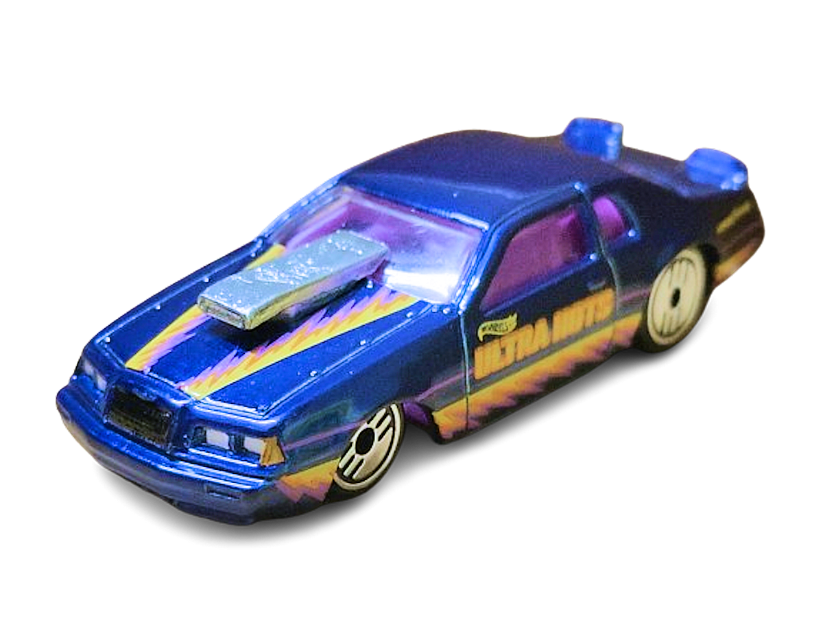 Hot Wheels 2024 - Theme Series / Mix 2 / Ultra Hots 7/8 - '86 Ford Thunderbird Pro Stock - Spectraflame Blue - UH Wheels - Target Exclusive - Retro Ultra Hots Blister Card