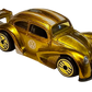 Hot Wheels 2024 - Ultra Hots 8/8 - Volkswagen Kafer Racer - Spectraflame Gold - Gold UH Wheels - Target Exclusive - Retro Ultra Hots Blister Card