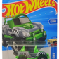 Hot Wheels 2025 - Collector # 022/250 - HW Ride-Ons 1/5 - Bogzilla - Gray & Green - USA 'Let's Race' Card