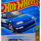 Hot Wheels 2025 - Collector # 028/250 - HW: '70s vs '90s 1/10 - '90 Honda Civic EF - Blue / VTEC - USA Card