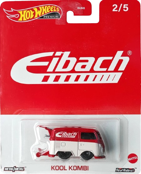 Hot Wheels 2023 - Premium / Pop Culture: Speed Shop 02/05 - Kool Kombi - Red & White - Eibach - Metal/Metal & Real Riders