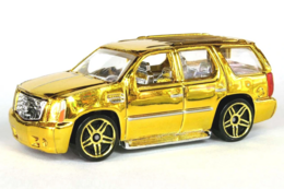 Hot Wheels 2007 - Collector # 054/180 - Gold Rides 2/4 - '07 Cadillac Escalade - Gold Chrome - USA