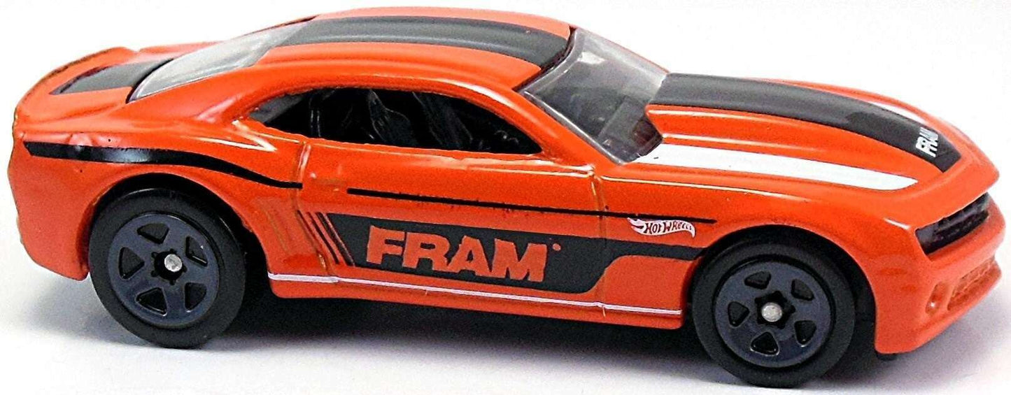 Hot Wheels 2016 - Collector # 179/250 - HW Speed Graphics 4/10 - '13 Chevrolet COPO Camaro - Orange / Fram - USA Card