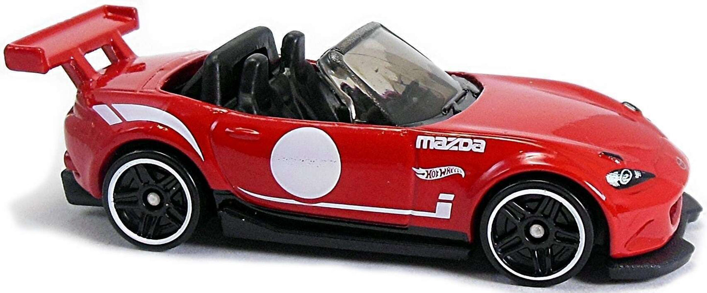 Hot Wheels 2016 - Collectors 088/250 - Night Burnerz 8/10 - New Models - '15 Mazda MX-5 Miata - Red - USA Card