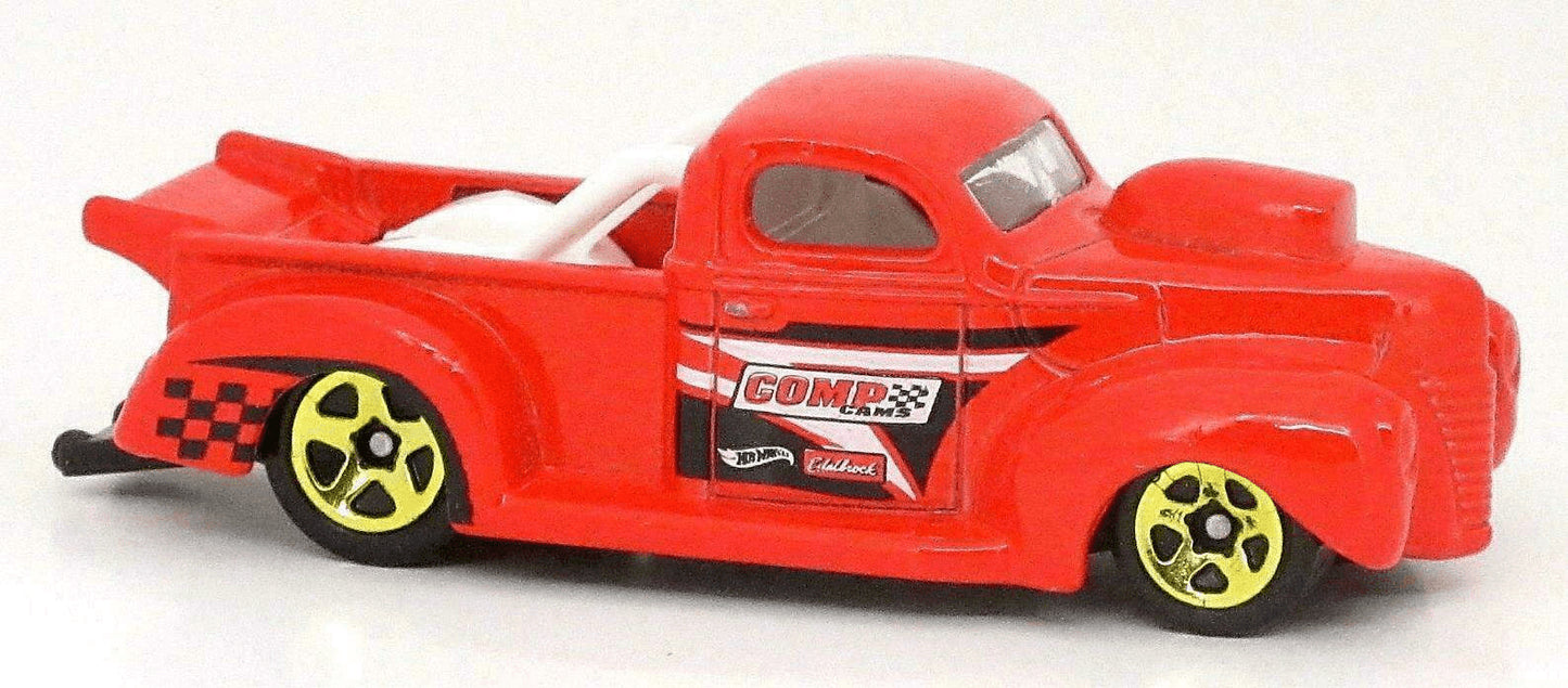 Hot Wheels 2022 - Collector # 181/250 - HW Drag Strip 1/10 - '40 Ford Pickup - Red - USA