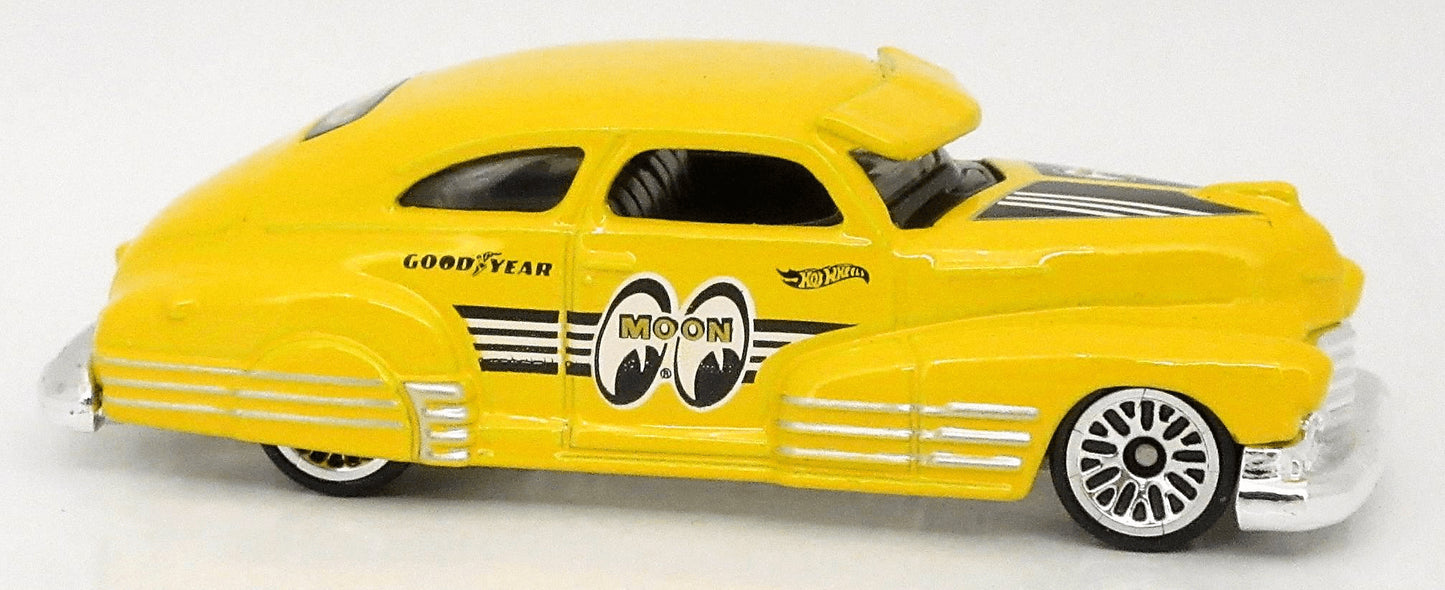 Hot Wheels 2022 - Collector # 155/250 - Rod Squad 1/5 - '47 Chevy Fleetline - Yellow / Mooneyes