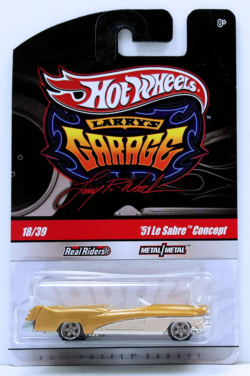 Hot Wheels 2010 - Garage 18/39 - '51 Le Sabre Concept - Gold Metallic - Metal/Metal & Real Riders - New Casting