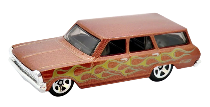 Hot Wheels 2014 - Collector # 236/250 - HW Workshop: Muscle Mania - '64 Chevy Nova Station Wagon - Metalflake Brown - USA