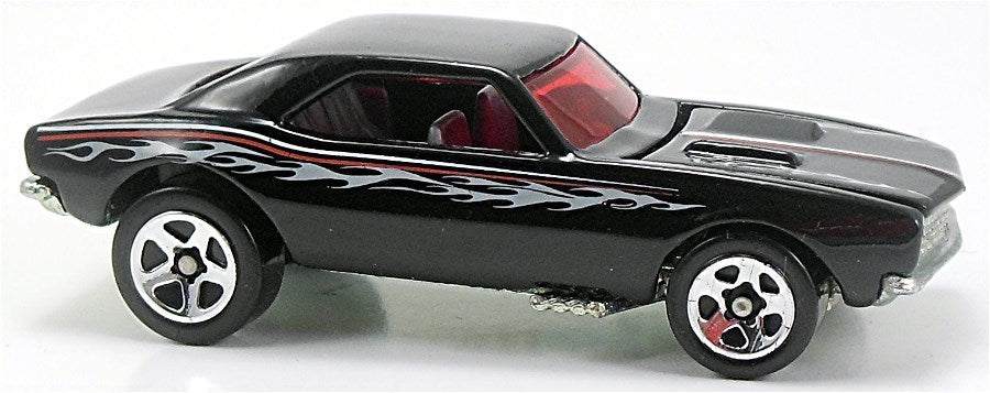 Hot Wheels 2006 - Collector # 086/223 - Motown Metal 4/5 - '67 Camaro - Black - 5 Spoke Wheels - Opening Hood - USA