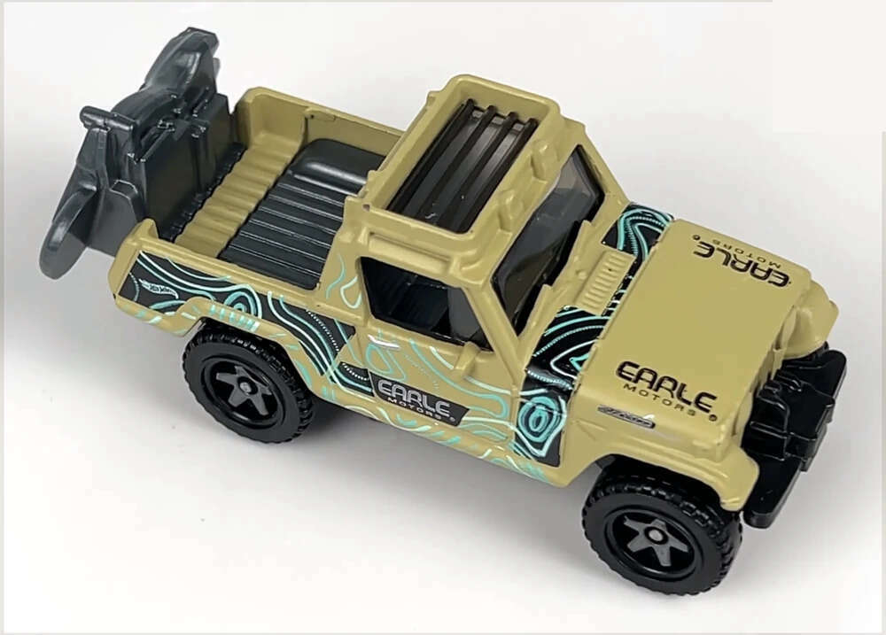 Hot Wheels 2023 - Collector # 094/250 - HW Hot Trucks 2/10 - '67 Jeepster Commando - Matte Pale Green - USA