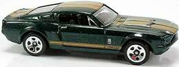 Hot Wheels 2010 - Collector # 001/240 - New Models 01/44 - '67 Shelby GT-500 - Metalflake Dark Green - Target Exclusive - USA Snowflake Card