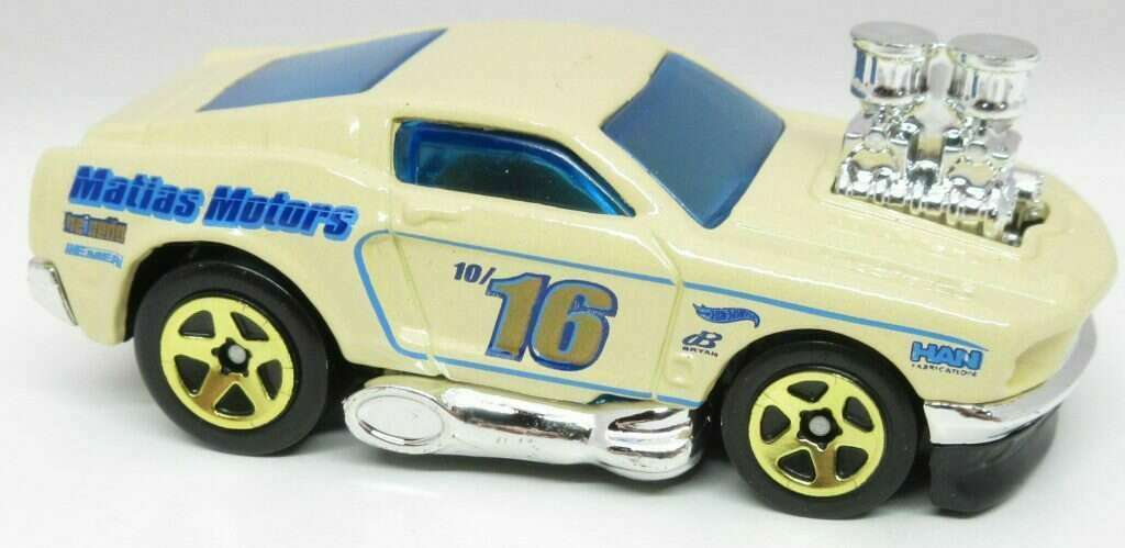 Hot Wheels 2021 Collector 040 250 Tooned 3 5 68 Mustang Tan 16 USA Card