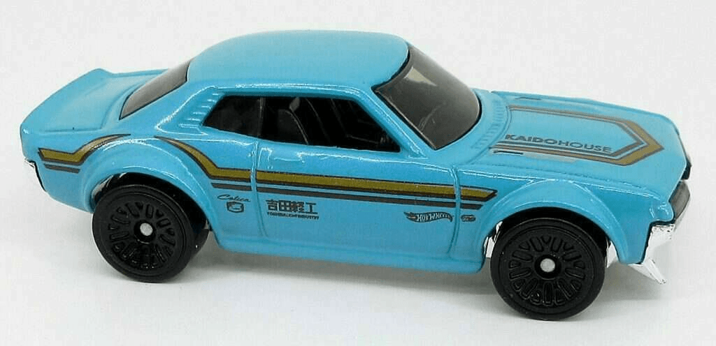 Hot Wheels 2021 - Collector # 151/250 - HW J-Imports 3/10 - '70 Toyota Celica - Turquoise - Black WSP Wheels - Smoke Windows - Black Interior - Chrome Plastic Base - USA