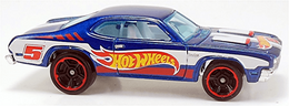 Hot Wheels 2012 - Collector # 177/247 - HW Racing 7/10 - '71 Dodge Demon - Blue - USA