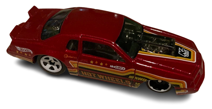 Hot Wheels 2023 - Collector # 107/250 - HW Drag Strip 04/10 - '86 Ford Thunderbird Pro Stock - Dark Red - USA