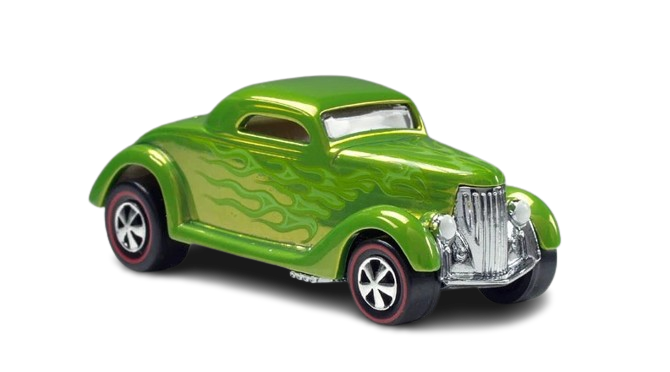 Hot Wheels 2005 - HWC / RLC - Series 4 Neo-Classics 2/6 - '36 Ford Coupe - Spectrflame Green - Metal/Metal & Neo-Classic Redlines - Limited to 11,000