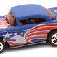 Hot Wheels 2004 - Collector # 125/212 - Star Spangled 2 03/05 - Chevy 1957 - Satin Blue - 5 Spokes - '04 NC