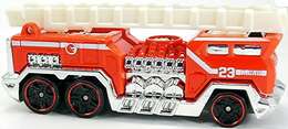 Hot Wheels 2009 - Collector # 006/166 - HW Premiere 06/42 - 5 Alarm (Fire Truck) - Red - IC