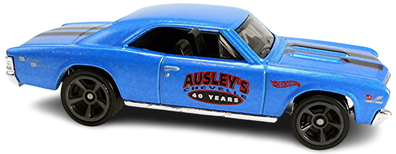 Hot Wheels 2021 - Collector # 183/250 - HW Speed Graphics 08/10 - '67 Chevelle SS 396 - Blue - 'Ausley's Chevelle 40 Years' - USA