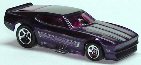 Hot Wheels 2005 - Collector # 182/183 - '71 Mustang Funny Car - Dark Purple - USA