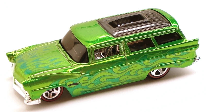 Hot Wheels 2009 - Classics Series 5 # 16/30 - 8 Crate - Spectraflame Green - Redline 5 Spokes - Metal/Metal