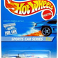 Hot Wheels 1996 - Collector # 406 - Sports Car Series 3/4 - Shelby Cobra 427 S/C - White / Soccer Ball - 7 Spokes - Opening Hood - USA Blue & White Card