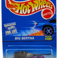 Hot Wheels 1996 - Collector # 489 - Big Bertha (Tank) - Metallic Purple & Black Camo with 'Night Force' - Turret Swivels & Gun Tilts - USA Blue & White Card