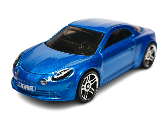 Hot Wheels 2019 - Collector # 238/250 - Factory Fresh 06/10 - New Models - Alpine A110 - Blue - 5 Spoke Wheels - FCS