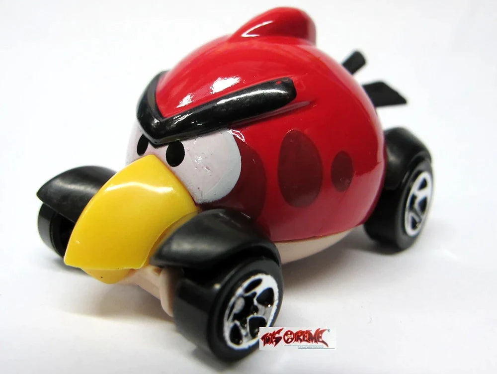 Hot Wheels 2012 - Collector # 047/247 - New Models 47/50 - Red Bird (Angry Birds) - Red - USA New '13 Card with 'Angry Birds' Promo & Guaranteed for Life