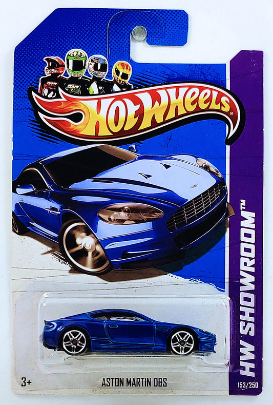 Hot Wheels 2013 - Collector # 153/250 - HW Showroom / Asphalt Assault - Aston Martin DBS - Blue - USA