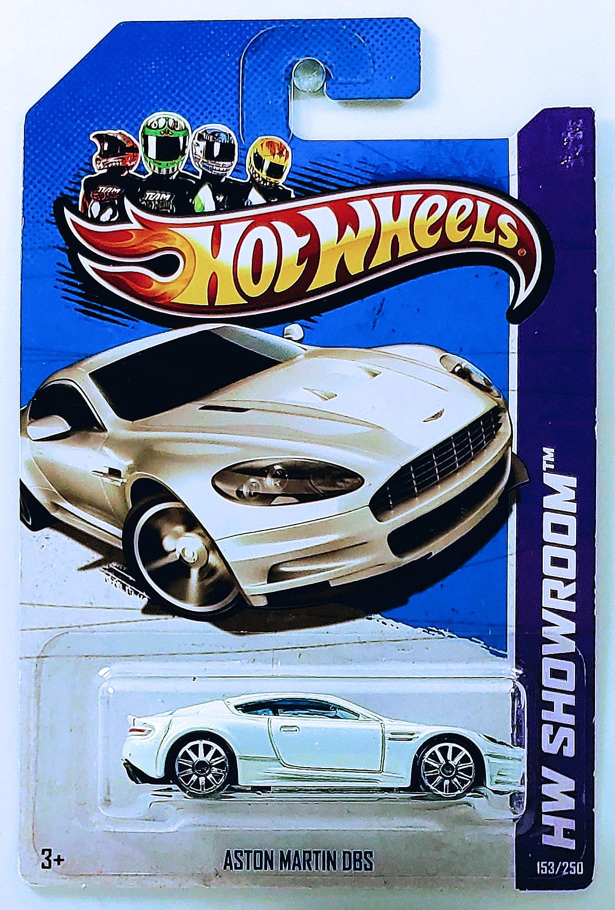 Hot Wheels 2013 - Collector # 153/250 - HW Showroom / Asphalt Assault - Aston Martin DBS - White - USA