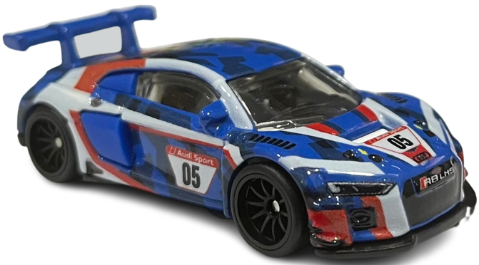 Hot Wheels 2023 - Car Culture: Race Day 3/5 - Audi R8 LMS - White - Metal/Metal & Real Riders