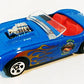 Hot Wheels 2001 - Collector # 197/240 - Austin Healey - Blue - China Base - USA Card