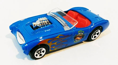 Hot Wheels 2001 - Collector # 197/240 - Austin Healey - Blue - China Base - USA Card