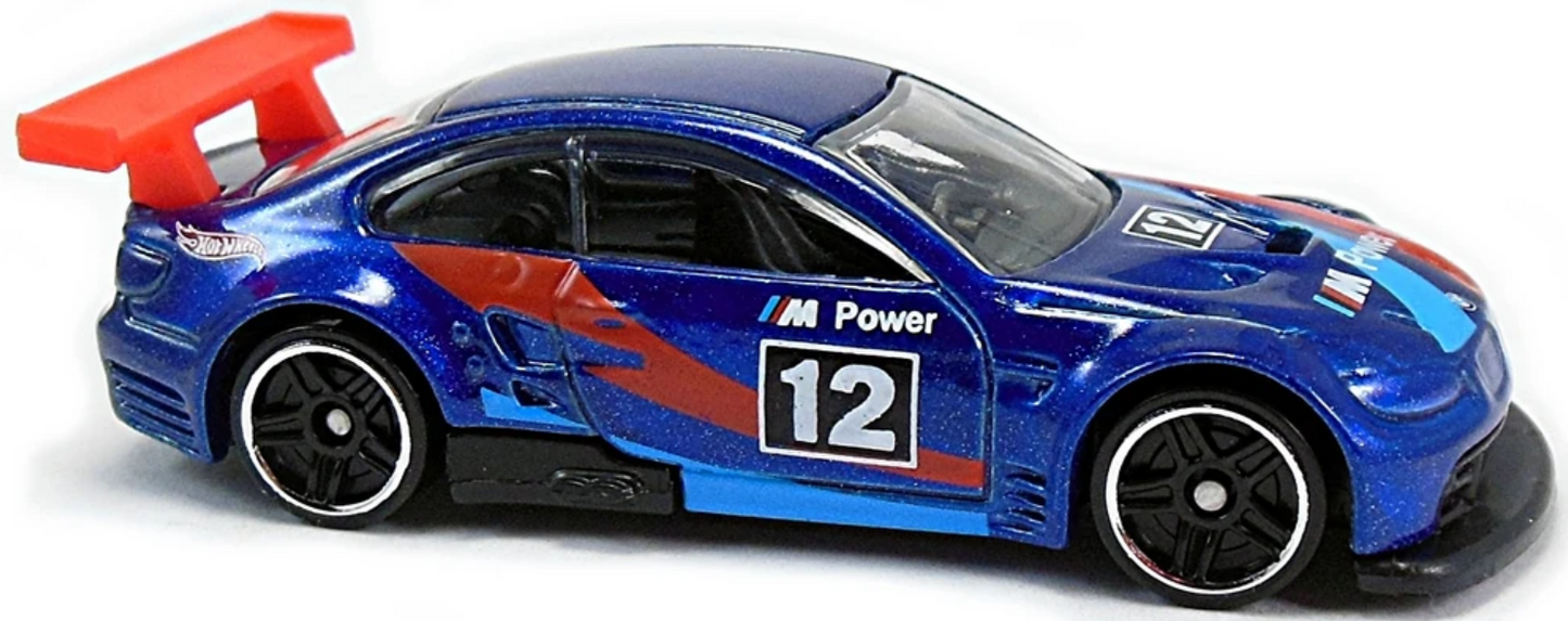 Hot Wheels 2016 - Theme / BMW 100th Anniversary Series 5/8 - BMW M3 GT2 - Blue - PR5 Wheels - Walmart Exclusive