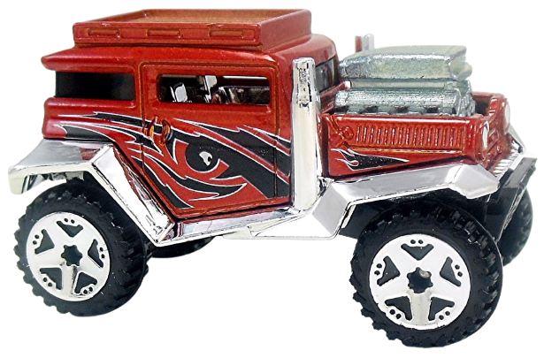 Hot Wheels 2009 - Collector # 143/190 - Rebel Rides 07/10 - Bad Mudder 2 - Red - USA