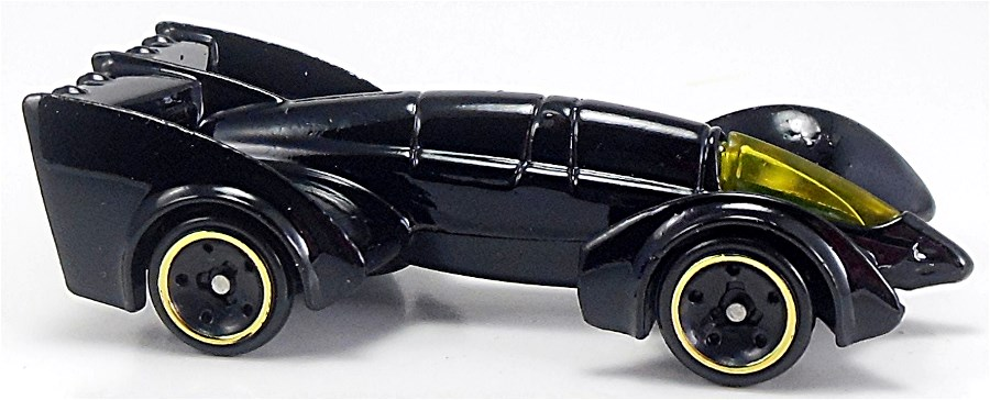 Hot Wheels 2015 - Collector # 065/250 - HW City / Batman - Batman Live! Batmobile - Black - USA 'Showdown' Card