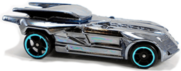 Hot Wheels 2020 - Collector # 009/250 - Batman 3/5 - Batmobile - Dark Chrome - IC