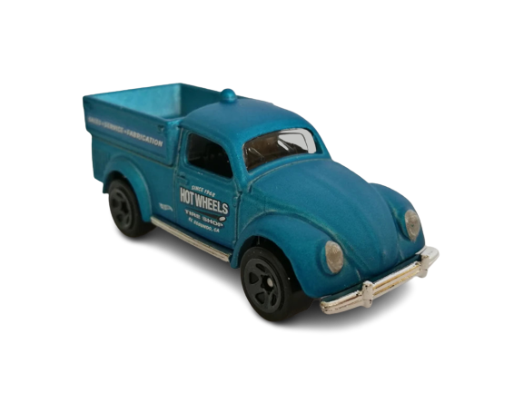 Hot Wheels 2019 - Collector # 047/250 - Volkswagen 9/10 - New Models - '49 Volkswagen Beetle Pickup - Satin Blue - USA