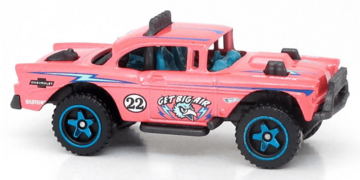 Hot Wheels 2022 - Collector # 113/250 - Chevy Bel Air 5/5 - Big-Air Bel-Air - Pink - USA