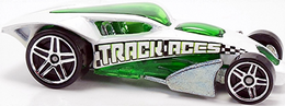 Hot Wheels 2006 - Collector # 119/223 - Track Aces 9/12 - Brutalistic - White - USA 'Instant Win' Card