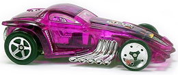 Hot Wheels 2005 - Collector # 060/183 - First Editions / X-Raycers 10/10 - Burl-Esque - Transparent Purple - USA Card